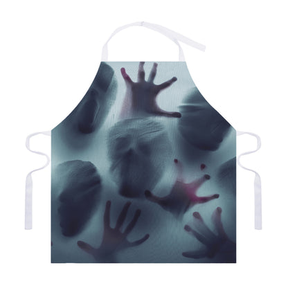 Screaming Horror Ghost 3D Print Adjustable Apron