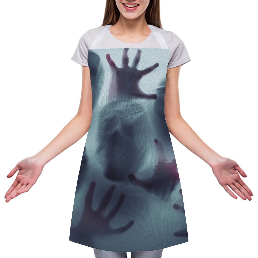 Screaming Horror Ghost 3D Print Adjustable Apron