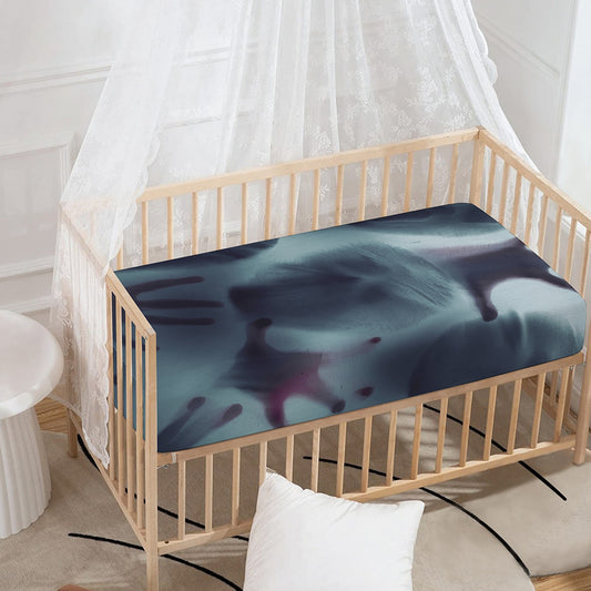 Screaming Horror Ghost 3D Print Baby Crib Sheet