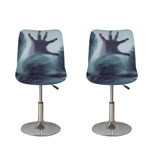 Screaming Horror Ghost 3D Print Bar Stool Covers