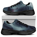Screaming Horror Ghost 3D Print Black Chunky Shoes