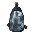 Screaming Horror Ghost 3D Print Sling Bag