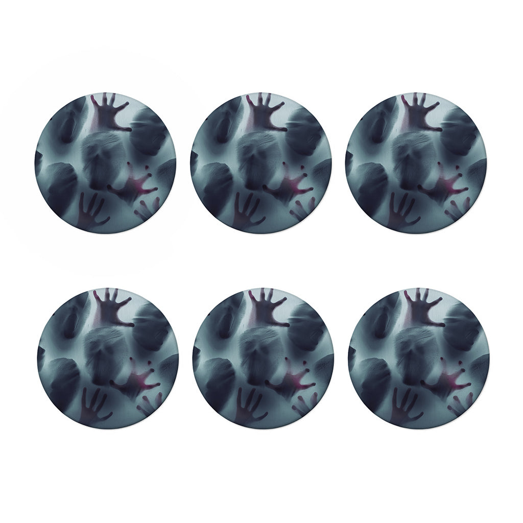 Screaming Horror Ghost 3D Print Coaster Set