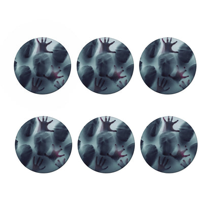 Screaming Horror Ghost 3D Print Coaster Set