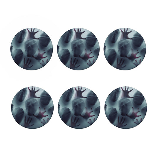 Screaming Horror Ghost 3D Print Coaster Set