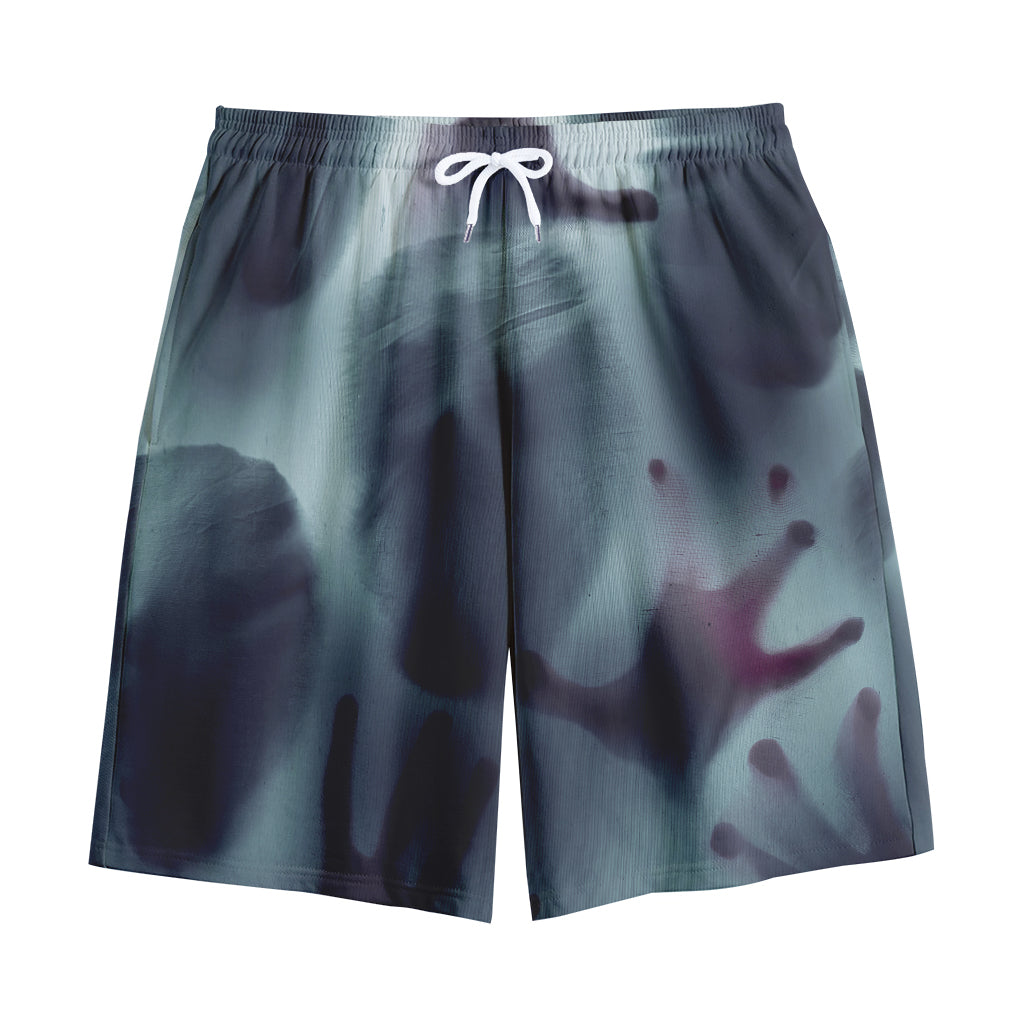 Screaming Horror Ghost 3D Print Cotton Shorts