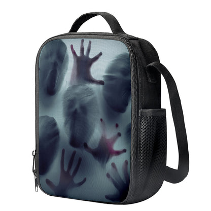 Screaming Horror Ghost 3D Print Crossbody Lunch Bag