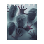 Screaming Horror Ghost 3D Print Curtain