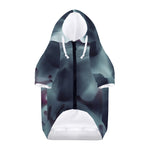 Screaming Horror Ghost 3D Print Dog Zip Up Hoodie