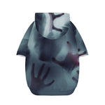 Screaming Horror Ghost 3D Print Dog Zip Up Hoodie