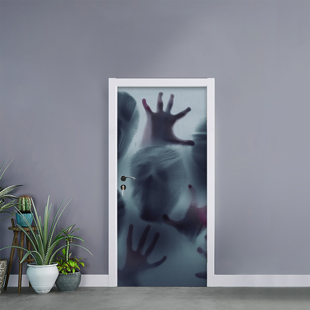 Screaming Horror Ghost 3D Print Door Sticker