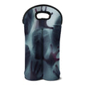 Screaming Horror Ghost 3D Print Double Neoprene Wine Tote