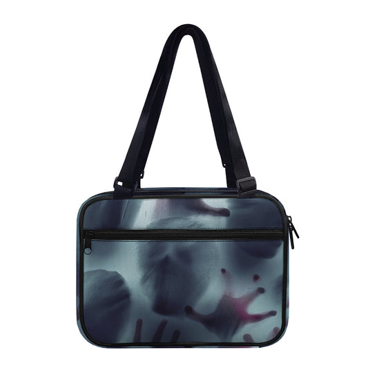 Screaming Horror Ghost 3D Print Double Strap Bible Bag