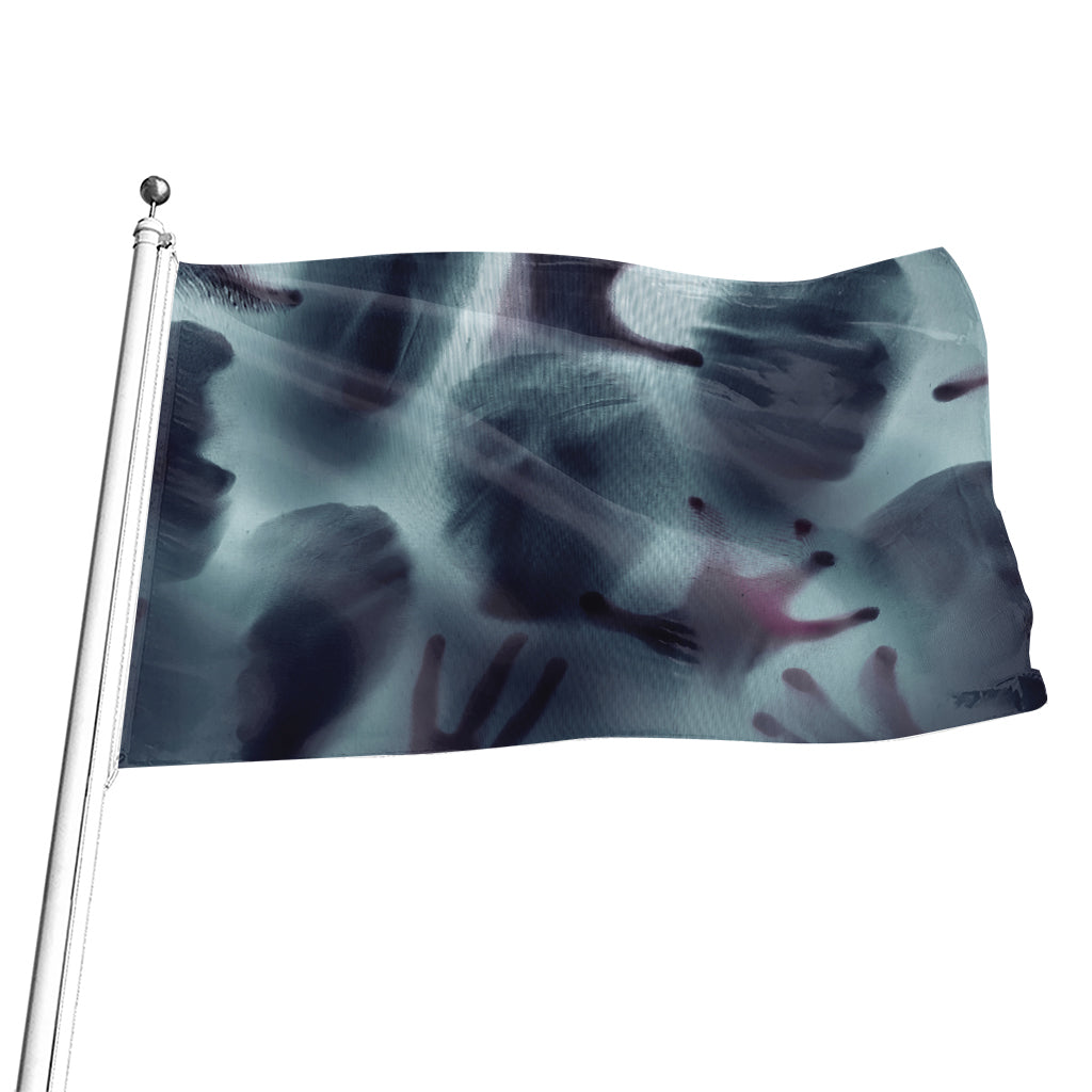 Screaming Horror Ghost 3D Print Flag