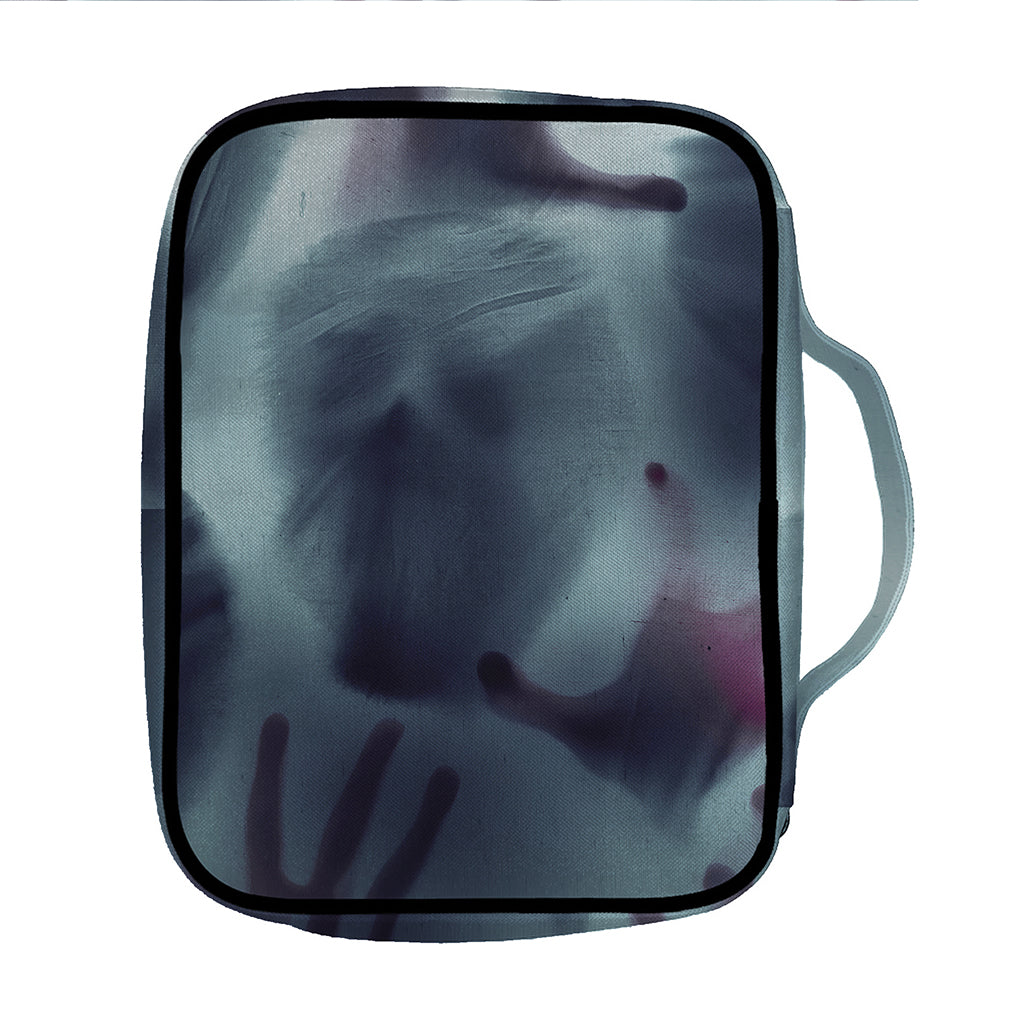 Screaming Horror Ghost 3D Print Front Pocket Bible Bag