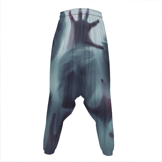 Screaming Horror Ghost 3D Print Hammer Pants