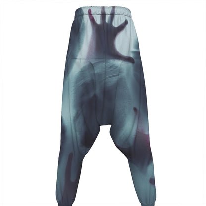 Screaming Horror Ghost 3D Print Hammer Pants