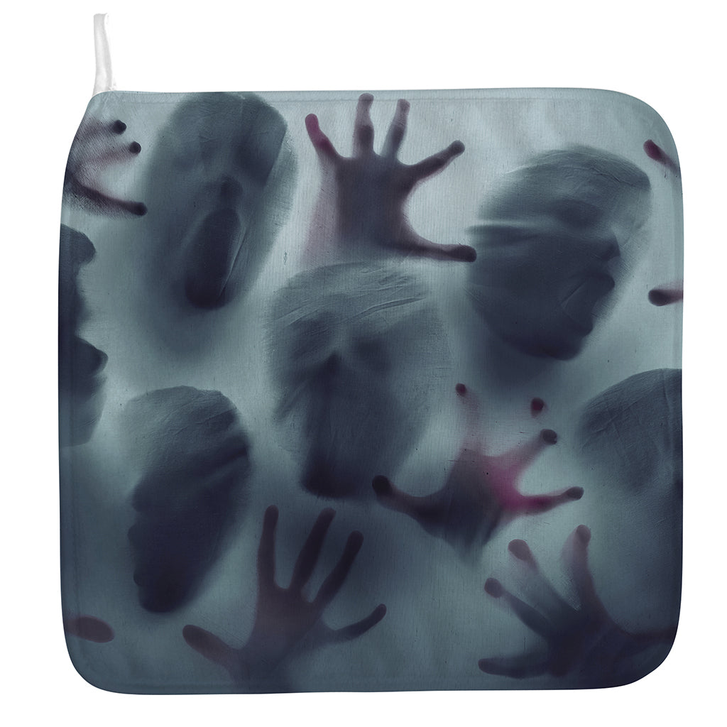 Screaming Horror Ghost 3D Print Hand Towel