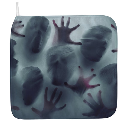 Screaming Horror Ghost 3D Print Hand Towel