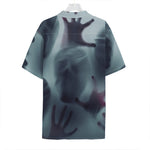 Screaming Horror Ghost 3D Print Hawaiian Shirt