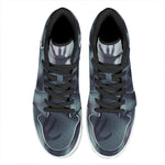 Screaming Horror Ghost 3D Print High Top Leather Sneakers