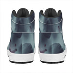 Screaming Horror Ghost 3D Print High Top Leather Sneakers