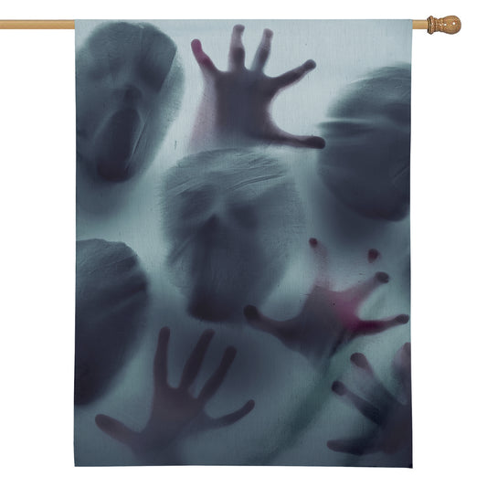 Screaming Horror Ghost 3D Print House Flag