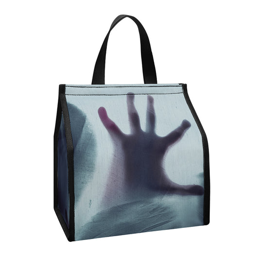 Screaming Horror Ghost 3D Print Insulated Lunch Tote