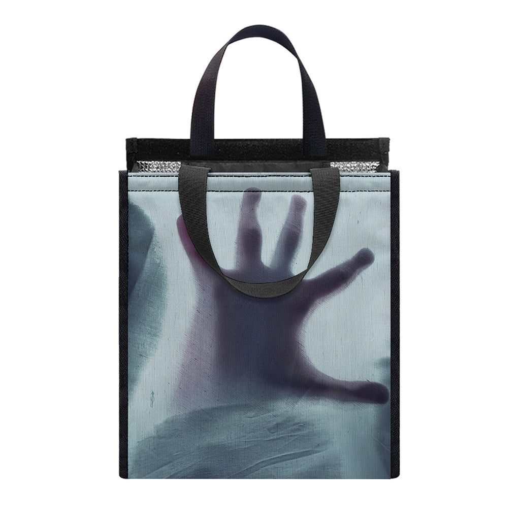 Screaming Horror Ghost 3D Print Insulated Lunch Tote