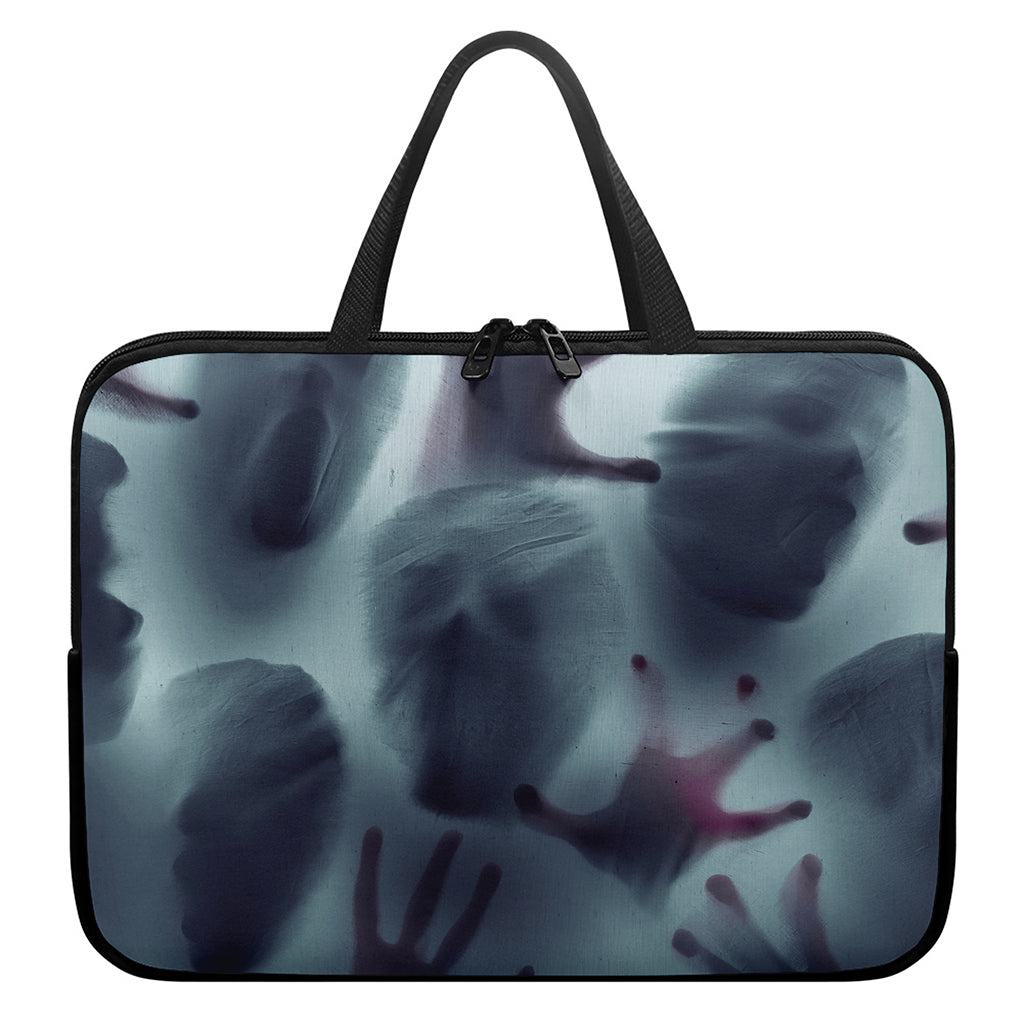Screaming Horror Ghost 3D Print Laptop Sleeve With Handle