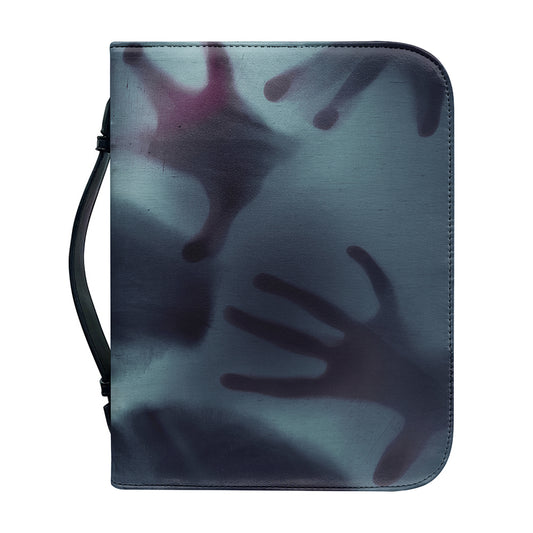 Screaming Horror Ghost 3D Print Leather Bible Cover