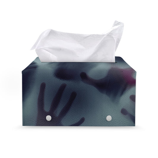 Screaming Horror Ghost 3D Print Leather Tissue Box Cover