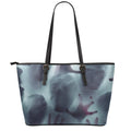 Screaming Horror Ghost 3D Print Leather Tote Bag With Zipper