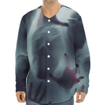 Screaming Horror Ghost 3D Print Long Sleeve Baseball Jersey