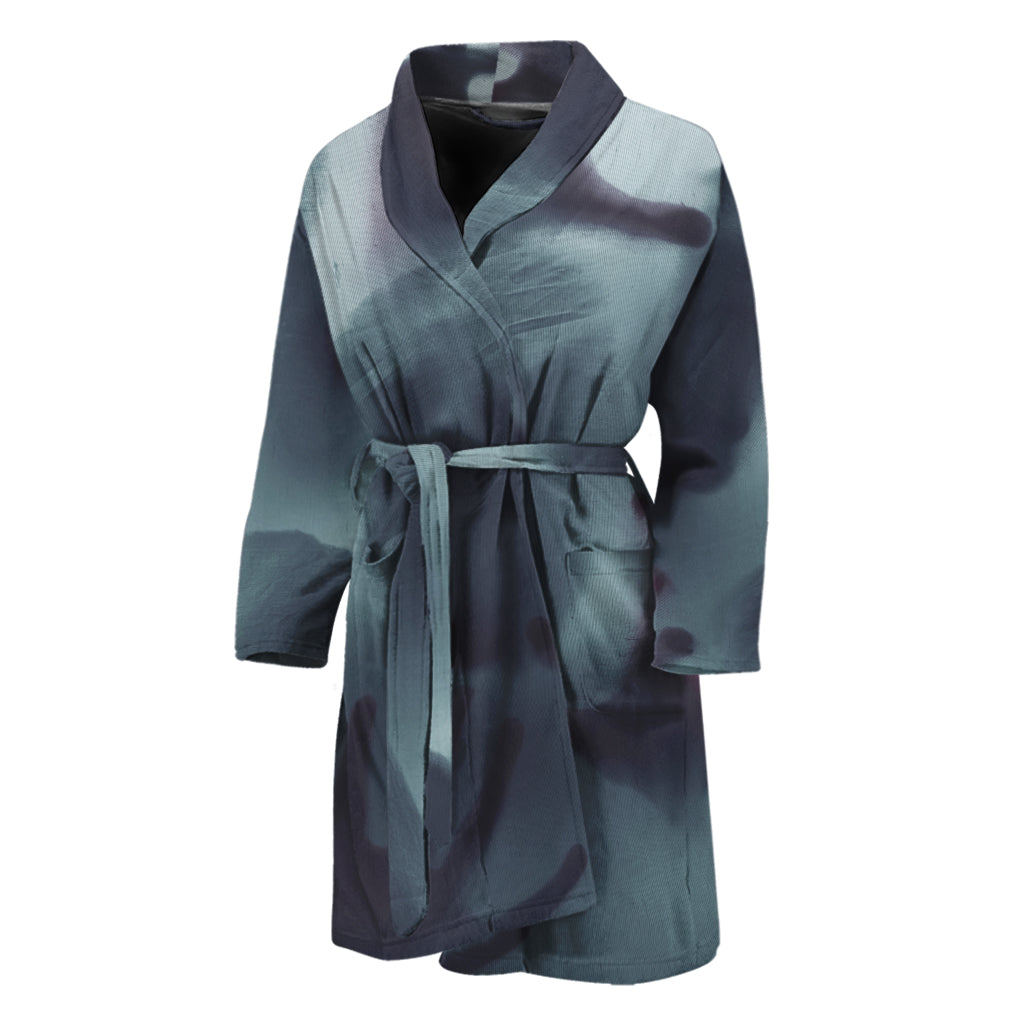 Screaming Horror Ghost 3D Print Men's Bathrobe