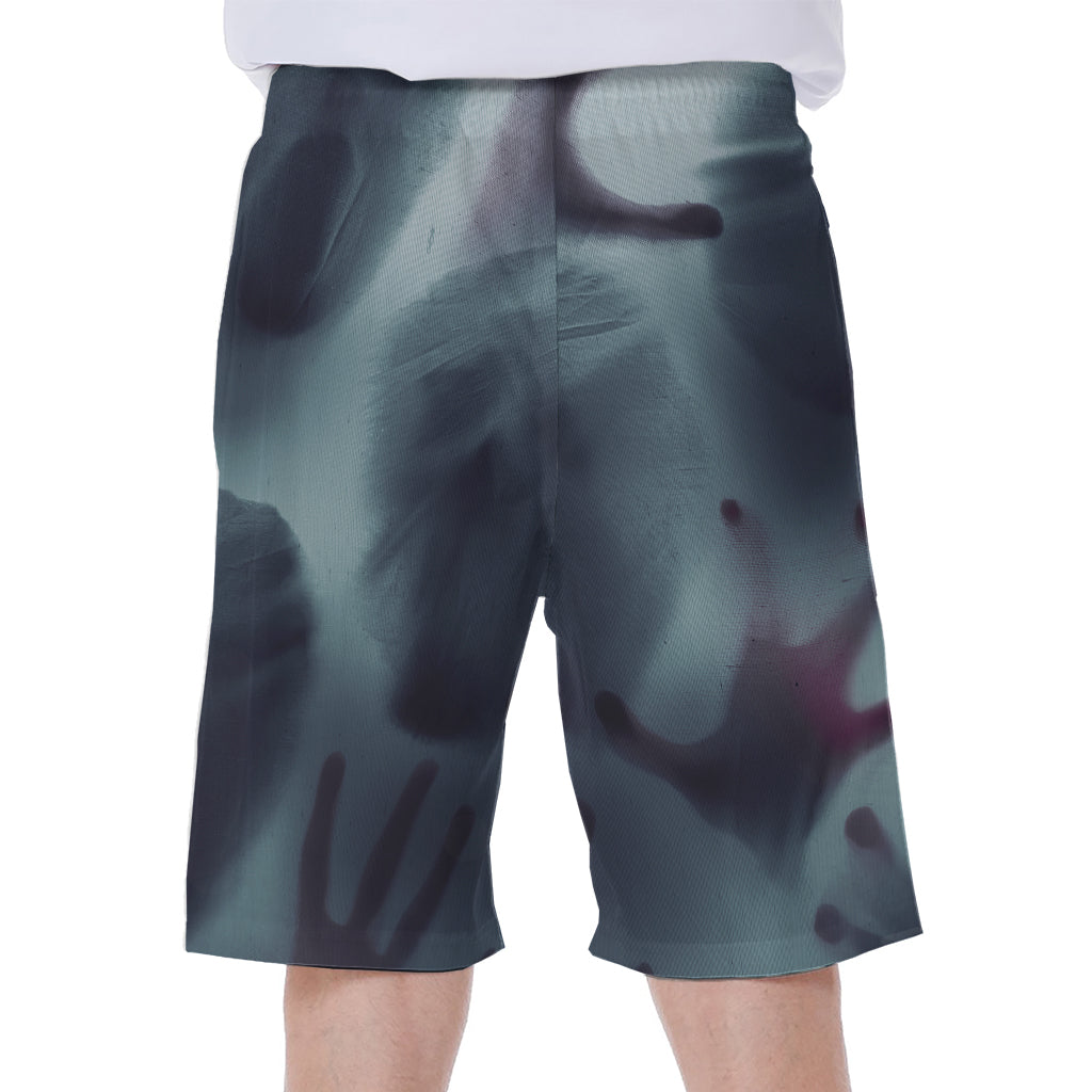Screaming Horror Ghost 3D Print Men's Beach Shorts