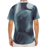 Screaming Horror Ghost 3D Print Men's Deep V-Neck Shirt