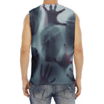 Screaming Horror Ghost 3D Print Men's Fitness Tank Top