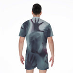 Screaming Horror Ghost 3D Print Men's Rompers