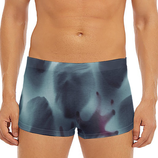Screaming Horror Ghost 3D Print Men's Short Boxer Briefs