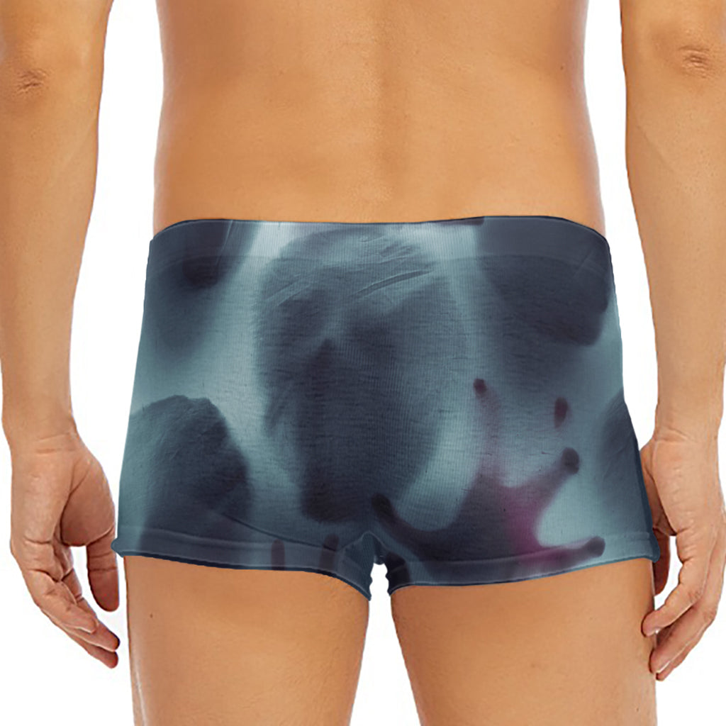 Screaming Horror Ghost 3D Print Men's Short Boxer Briefs