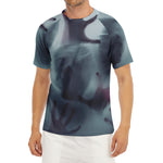 Screaming Horror Ghost 3D Print Men's Short Sleeve Rash Guard