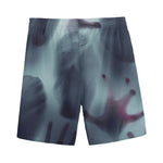 Screaming Horror Ghost 3D Print Men's Sports Shorts