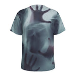 Screaming Horror Ghost 3D Print Men's Sports T-Shirt