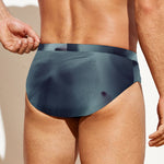 Screaming Horror Ghost 3D Print Men's Swim Briefs