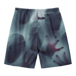 Screaming Horror Ghost 3D Print Men's Swim Trunks