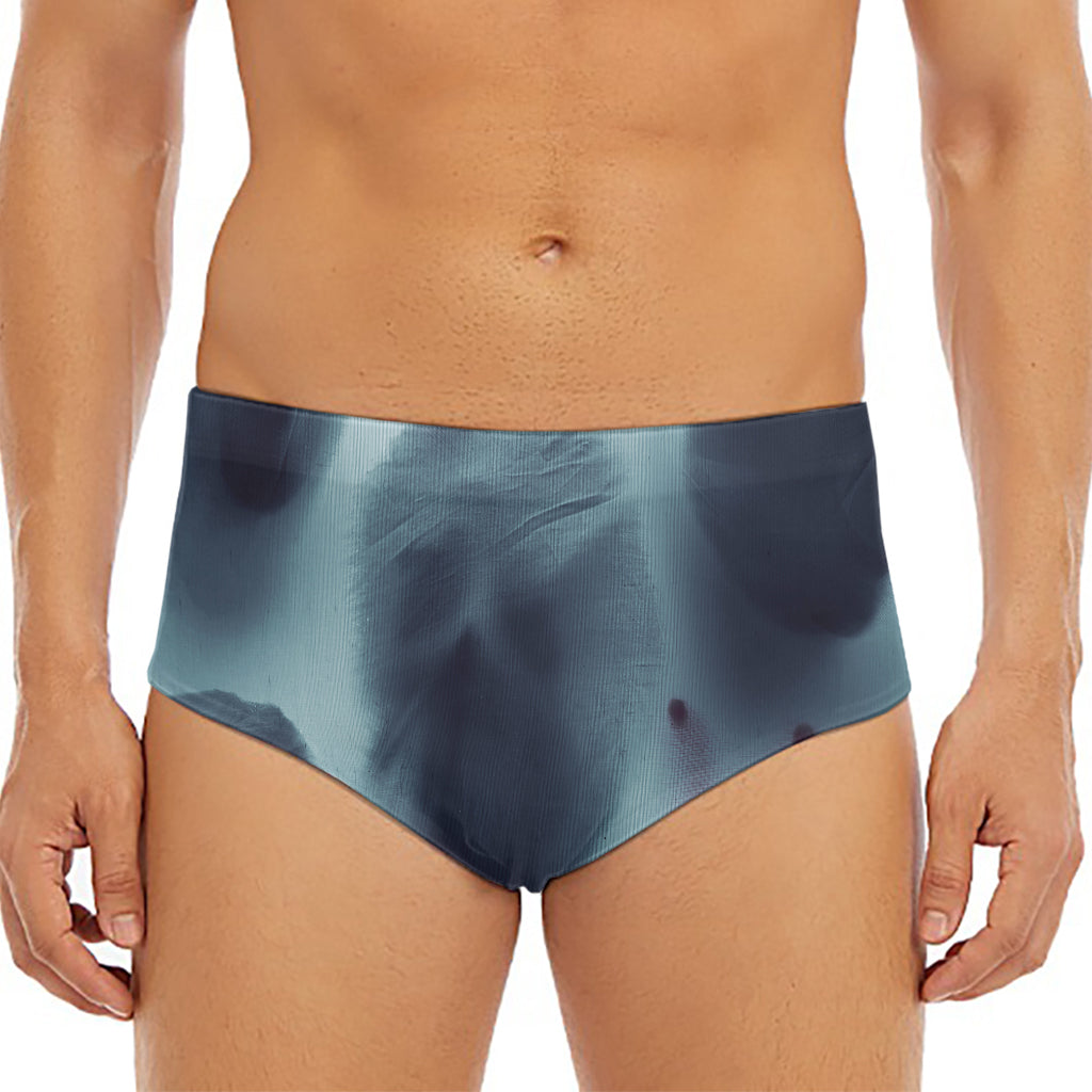 Screaming Horror Ghost 3D Print Men's Triangle Swim Briefs