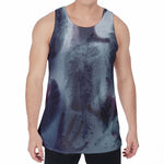 Screaming Horror Ghost 3D Print Men's Velvet Tank Top