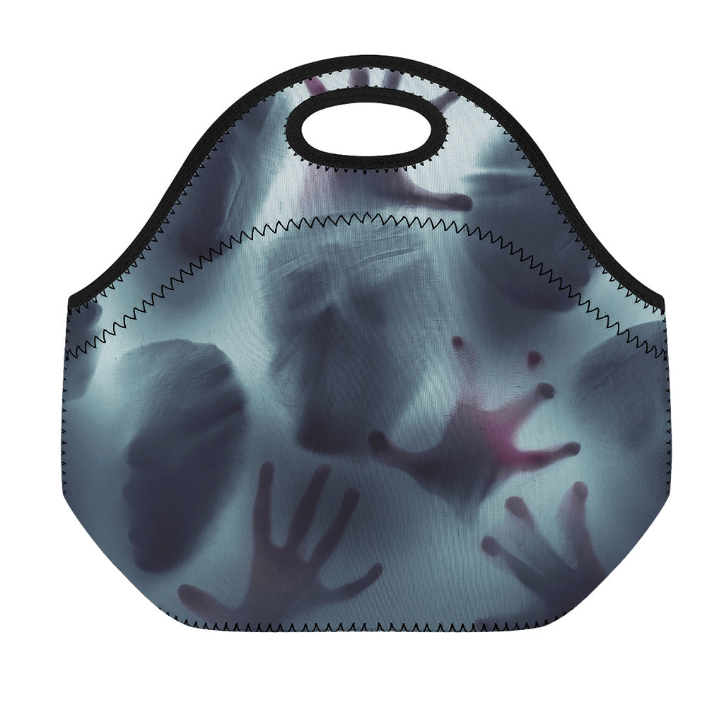 Screaming Horror Ghost 3D Print Neoprene Lunch Bag