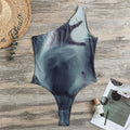 Screaming Horror Ghost 3D Print One Shoulder Bodysuit